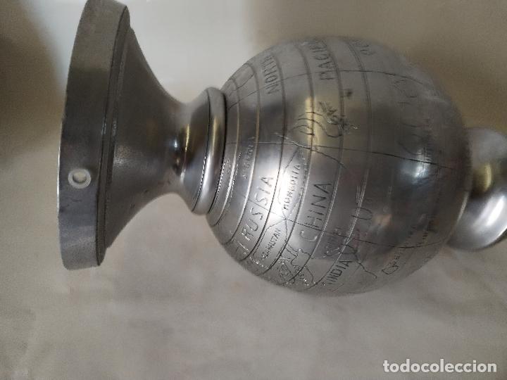 Vintage: lampara globo terraqueo - Foto 3
