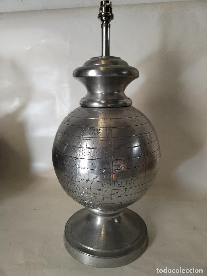 Vintage: lampara globo terraqueo - Foto 6