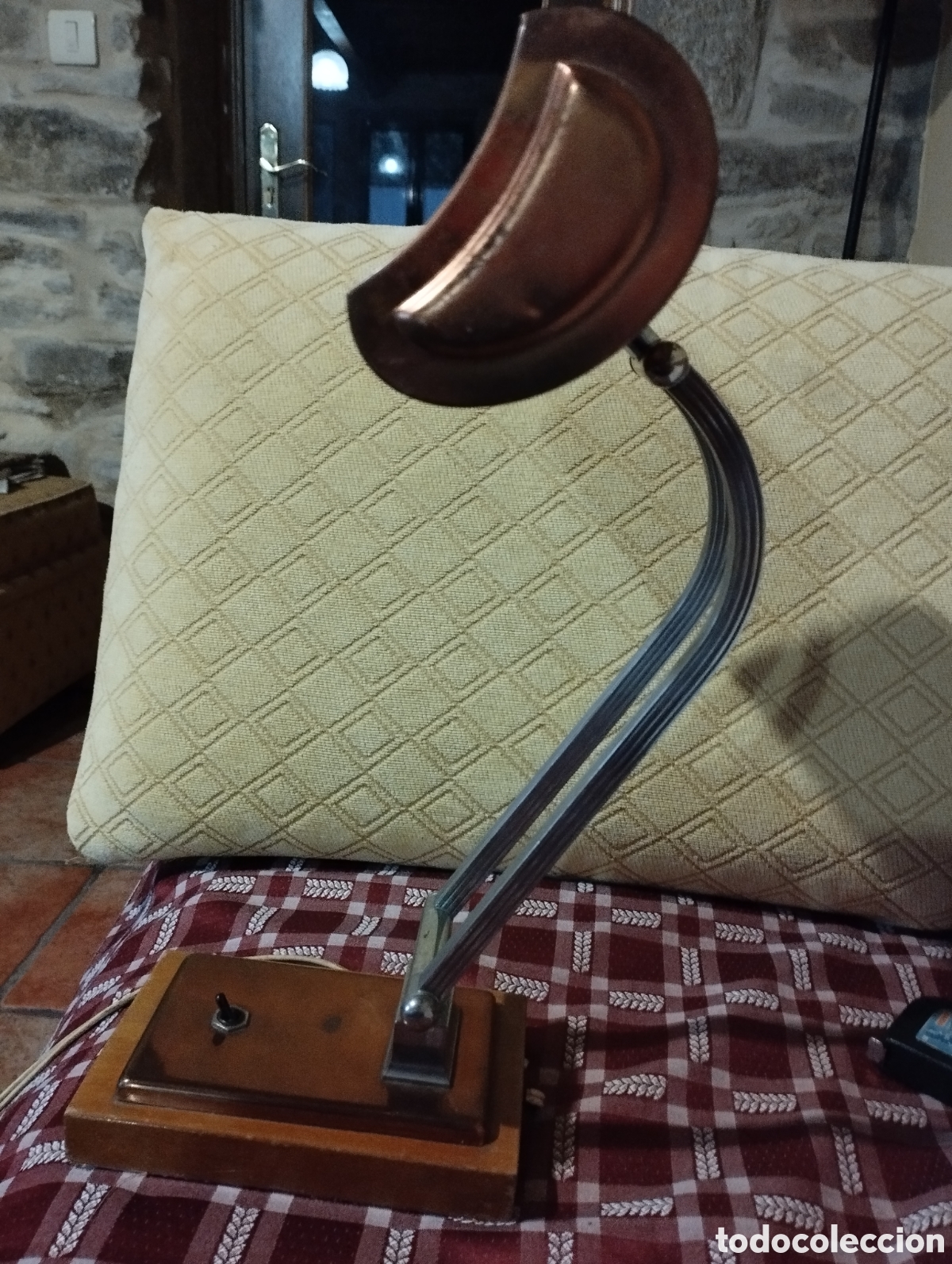 Vintage: Lampara sobremesa art deco - Foto 4