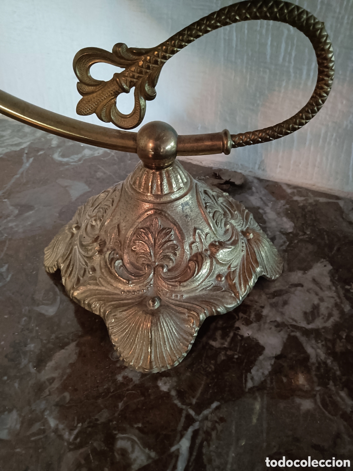 Vintage: Pebetero de metal dorado - Foto 2
