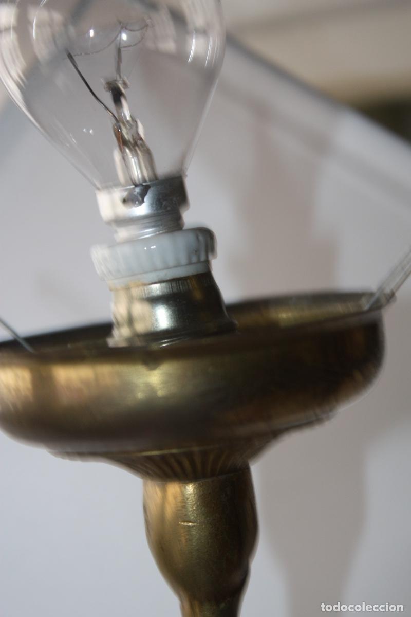 Vintage: LAMPARA MESA BRONCE36 CM - Foto 5