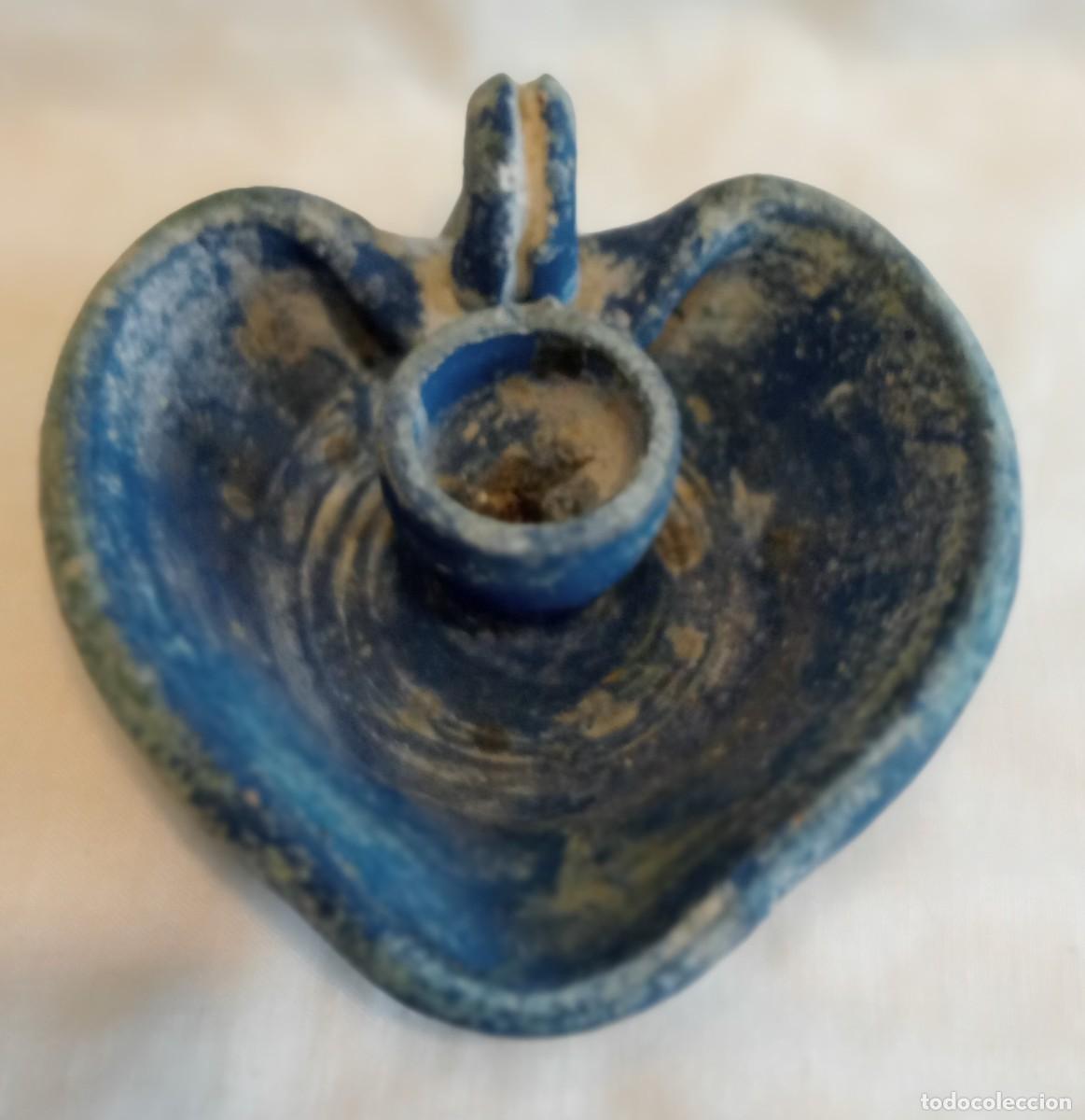 Vintage: CANDELABRO EN FORMA DE CORAZON - Foto 1