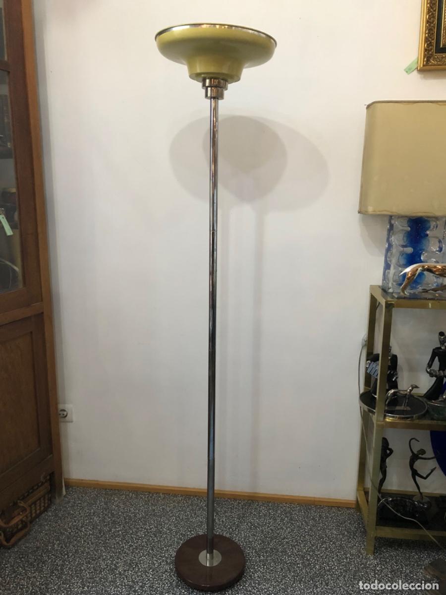 Vintage: L&aacute;mpara de pie art deco - Foto 1