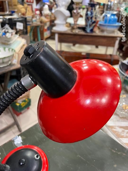 Vintage: LAMPARA FLEXO DE ESTUDIO - MEDIDA 45 CM - Foto 9