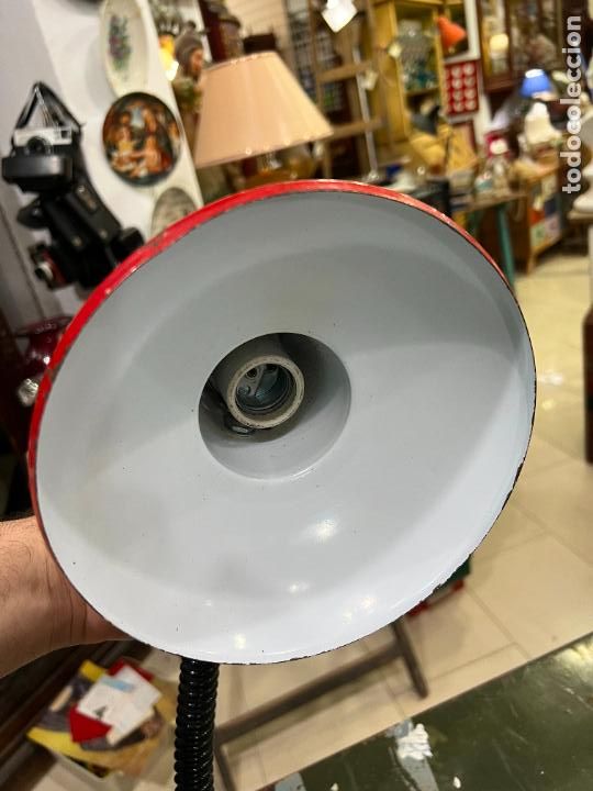 Vintage: LAMPARA FLEXO DE ESTUDIO - MEDIDA 45 CM - Foto 11