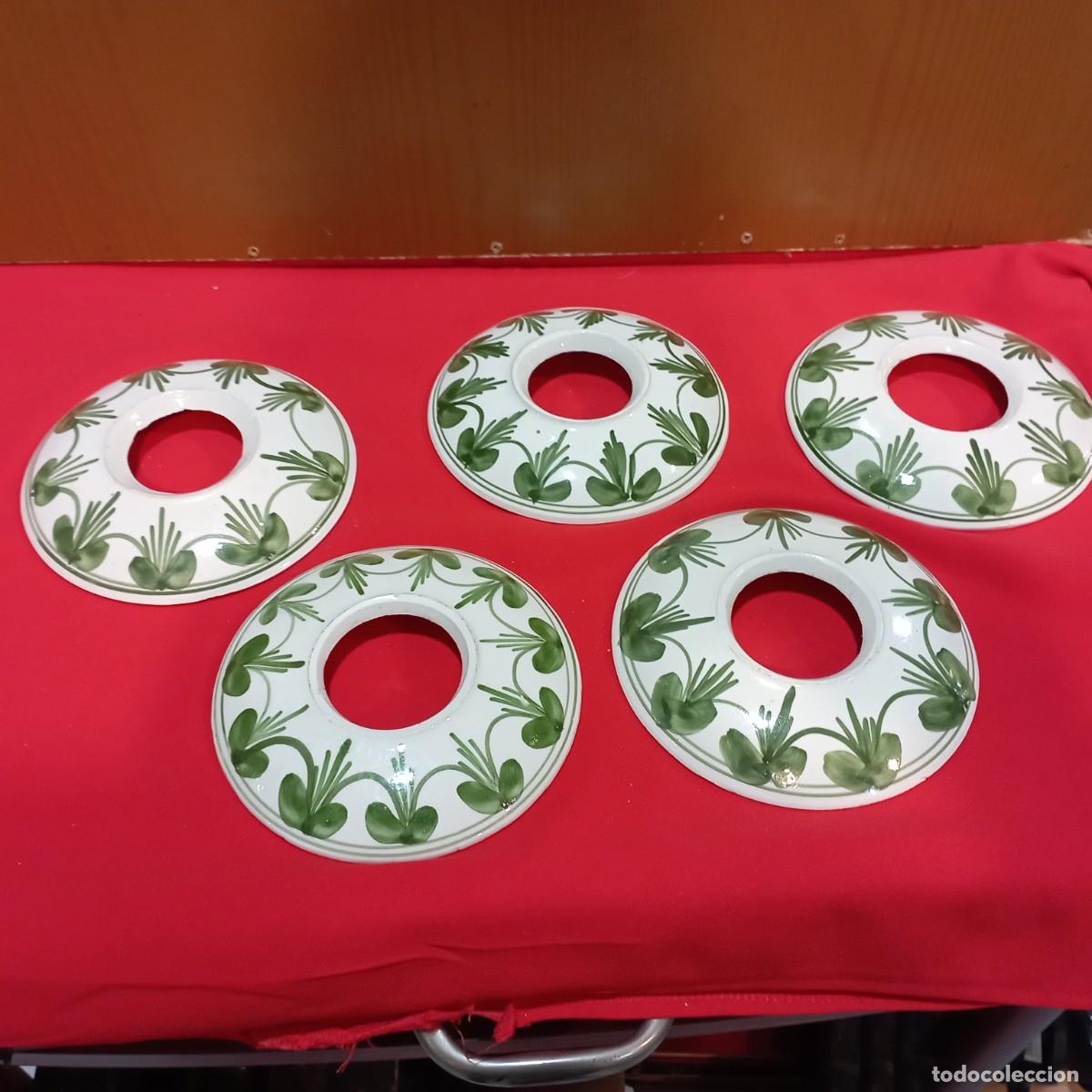 Vintage: 5 platillos para lampara rustica - Foto 2