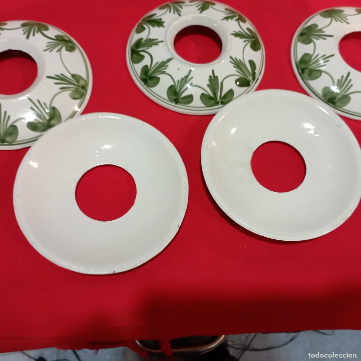 Vintage: 5 platillos para lampara rustica - Foto 3