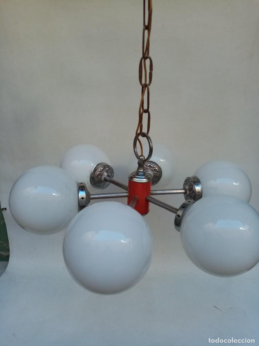 Vintage: lampara de techo- - Foto 4