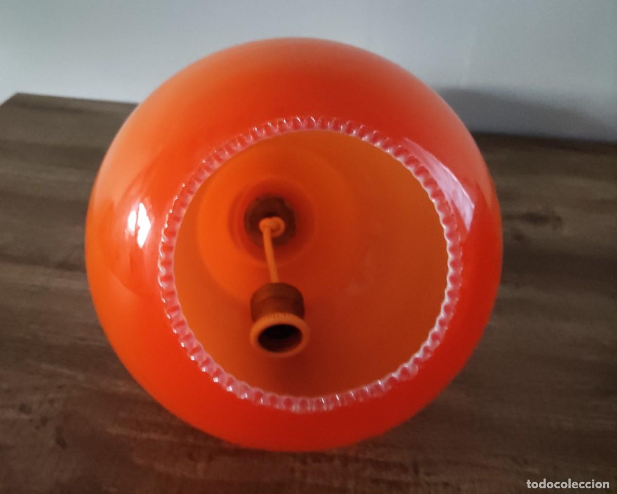 Vintage: LAMAPARA DE TECHO - VINTAGE OPALINA NARANJA - Foto 7