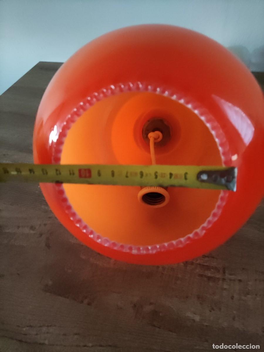 Vintage: LAMAPARA DE TECHO - VINTAGE OPALINA NARANJA - Foto 8