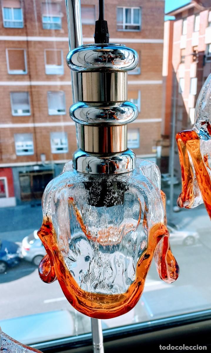 Vintage: Hermosa l&aacute;mpara Murano - Foto 10