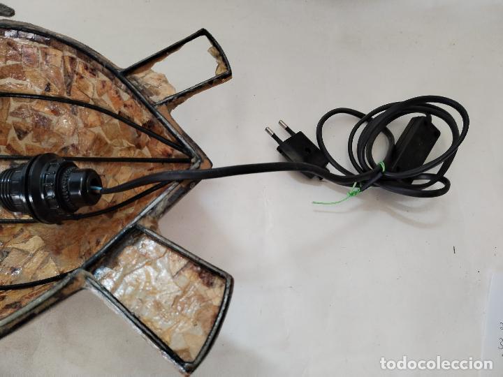 Vintage: lampara de mesa tortuga mosaico - Foto 3