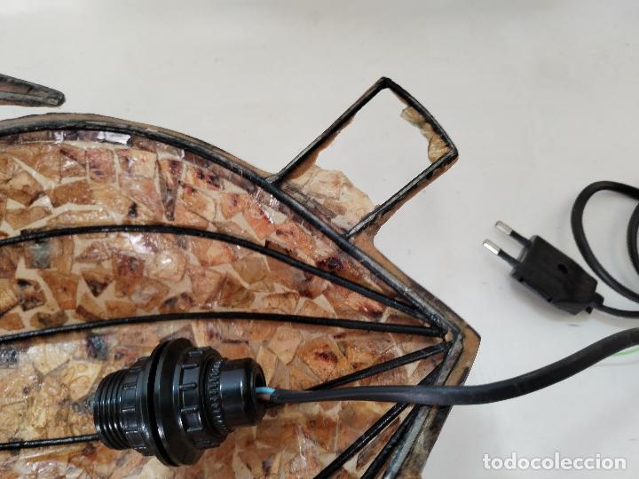 Vintage: lampara de mesa tortuga mosaico - Foto 5