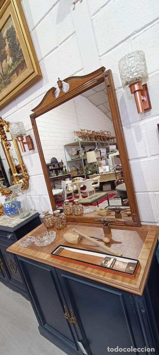 Vintage: APLIQUES A&Ntilde;OS 50&acute; DE MADERA Y CRISTAL. - Foto 4
