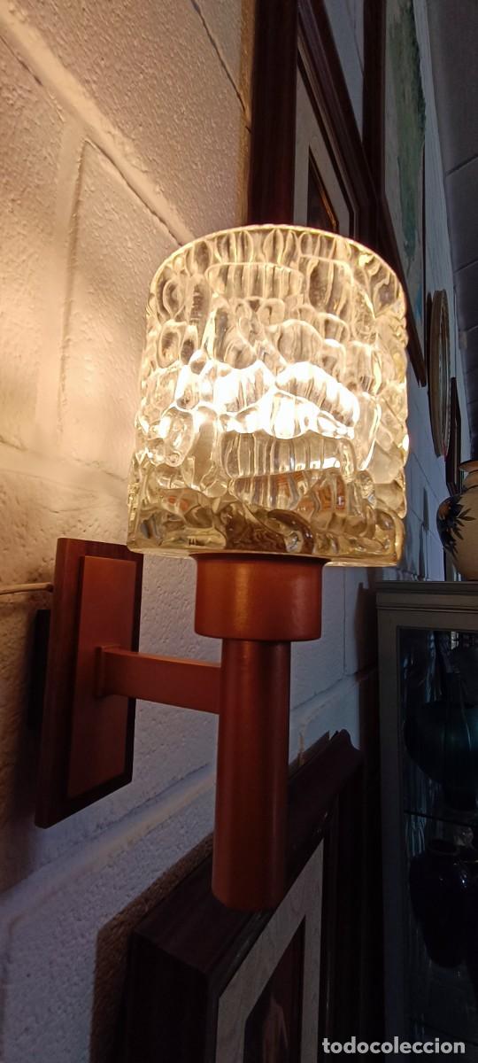 Vintage: APLIQUES A&Ntilde;OS 50&acute; DE MADERA Y CRISTAL. - Foto 5