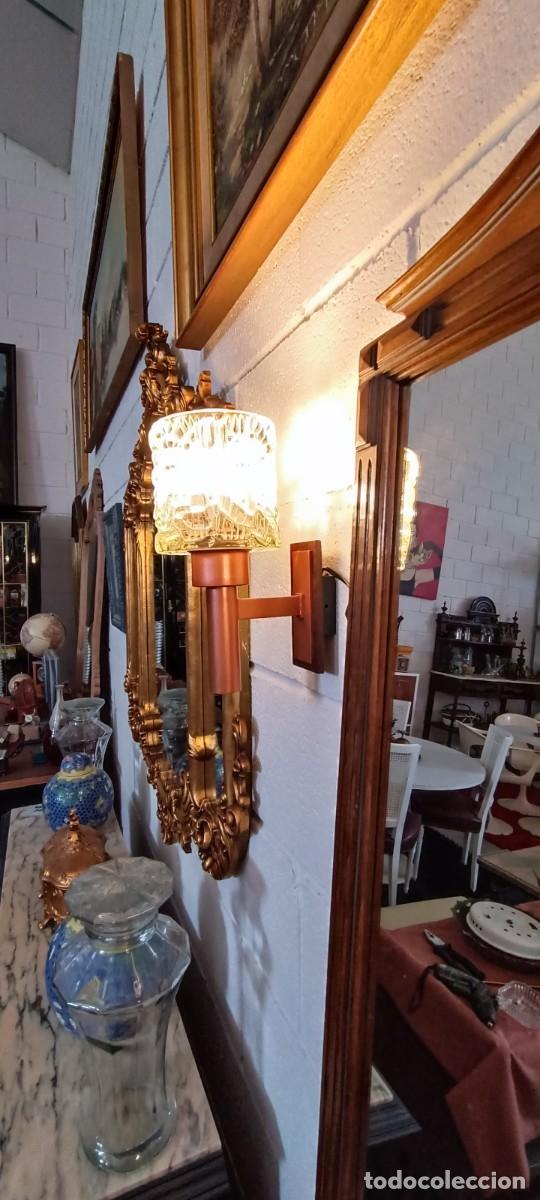 Vintage: APLIQUES A&Ntilde;OS 50&acute; DE MADERA Y CRISTAL. - Foto 6