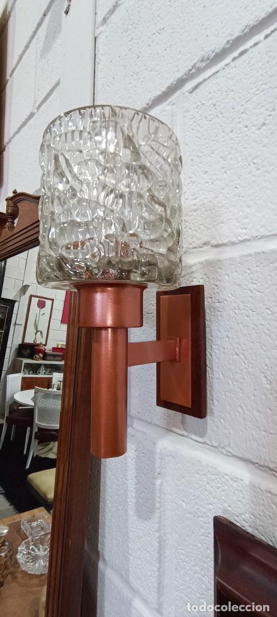 Vintage: APLIQUES A&Ntilde;OS 50&acute; DE MADERA Y CRISTAL. - Foto 9