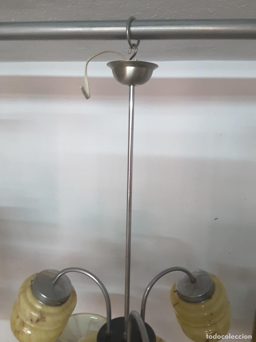 Vintage: L&aacute;mpara techo art dec&oacute; - Foto 7