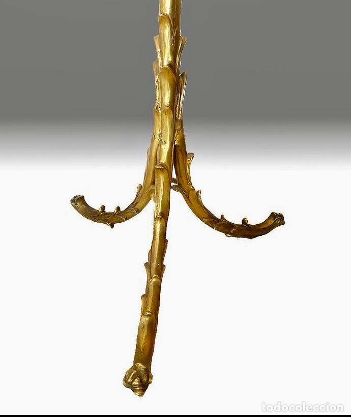 Vintage: ORIGINAL LAMPARA DE PIE EN BRONCE BY MAISON BAGUES 1960 - Foto 1