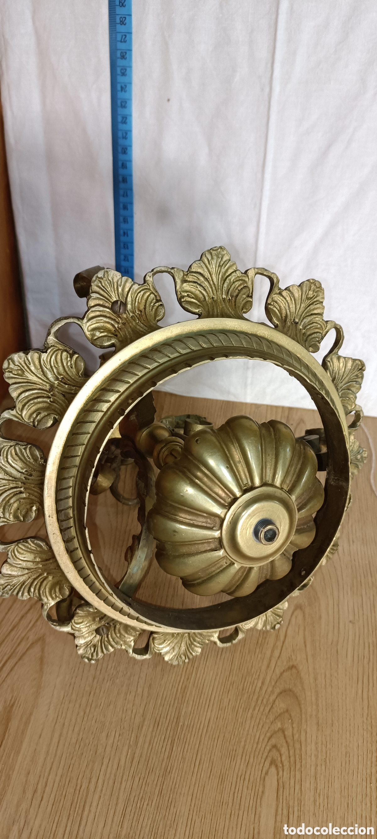 Vintage: Bronce, lampara - Foto 5