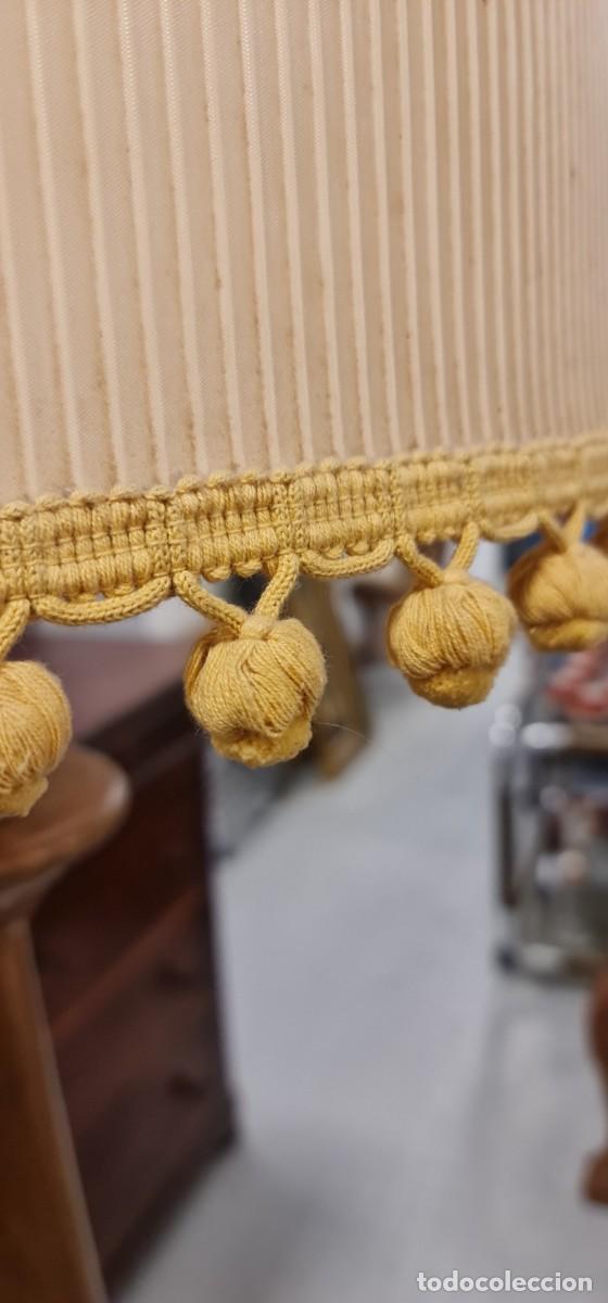 Vintage: Lampara de pie de madera - Foto 7
