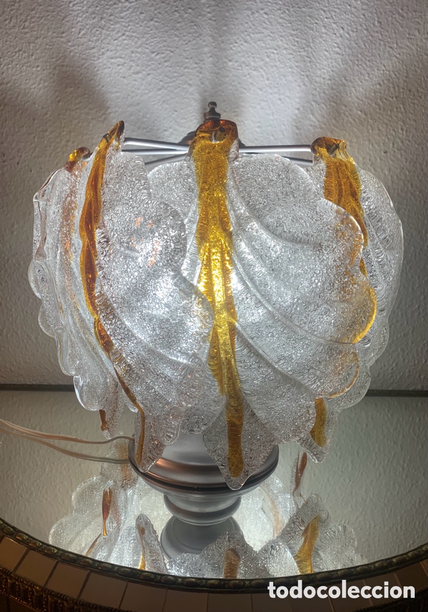 Vintage: L&Aacute;MPARA CRISTAL ITALIANO - Foto 2