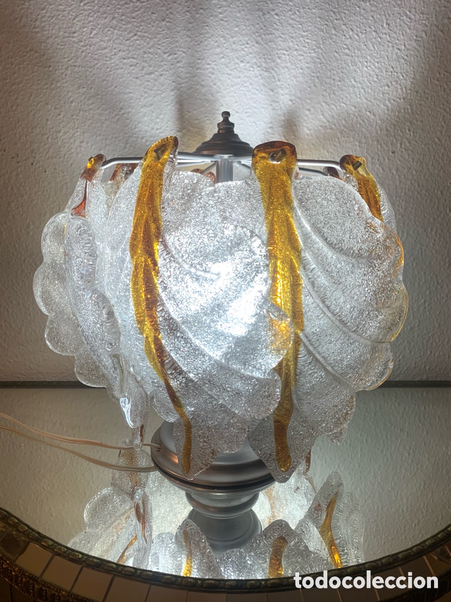 Vintage: L&Aacute;MPARA CRISTAL ITALIANO - Foto 5