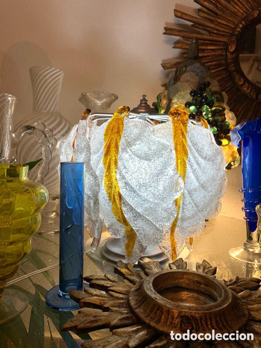 Vintage: L&Aacute;MPARA CRISTAL ITALIANO - Foto 7