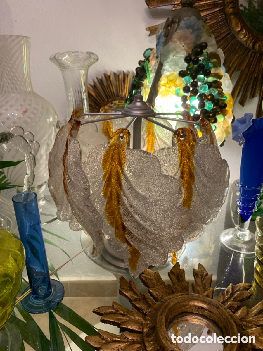 Vintage: L&Aacute;MPARA CRISTAL ITALIANO - Foto 11