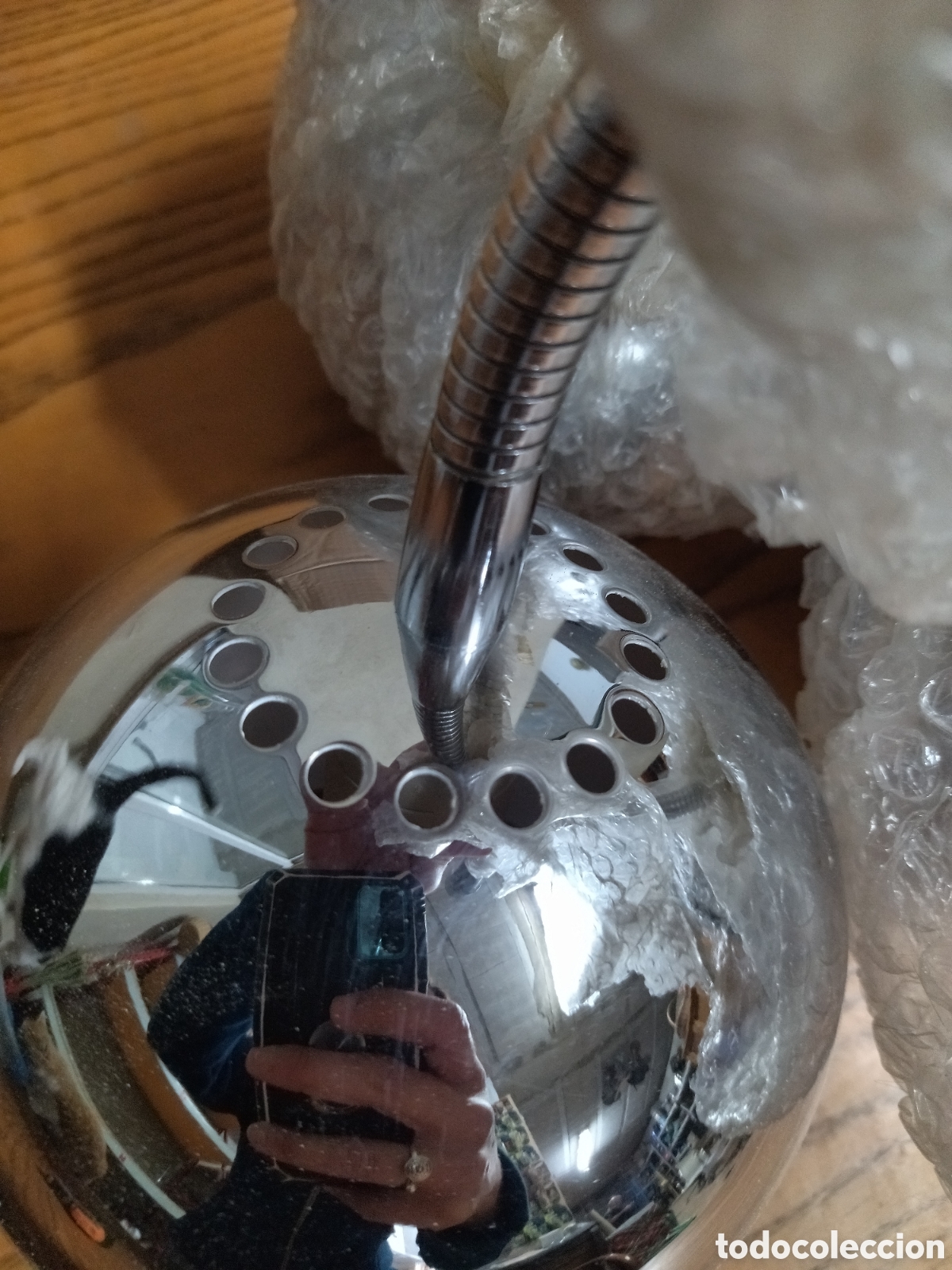 Vintage: Lampara flexo space age, eyeball con 3 brazos. Sin usar. - Foto 15