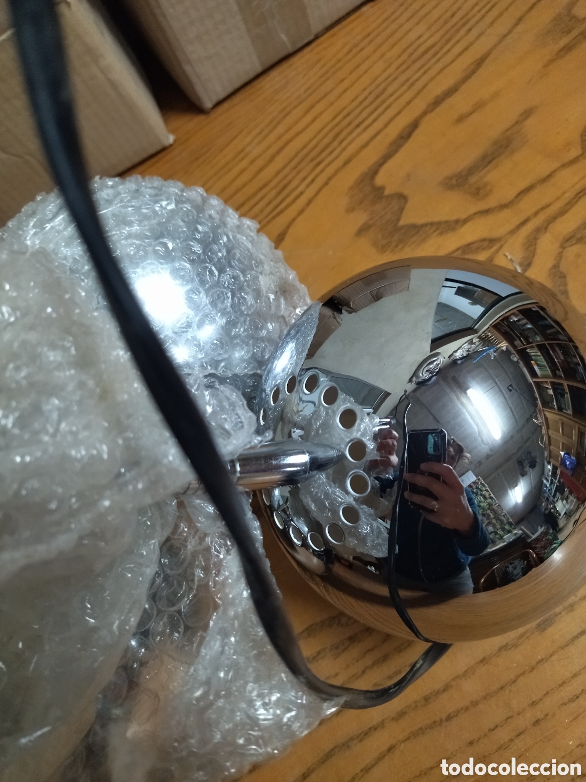 Vintage: Lampara flexo space age, eyeball con 3 brazos. Sin usar. - Foto 16
