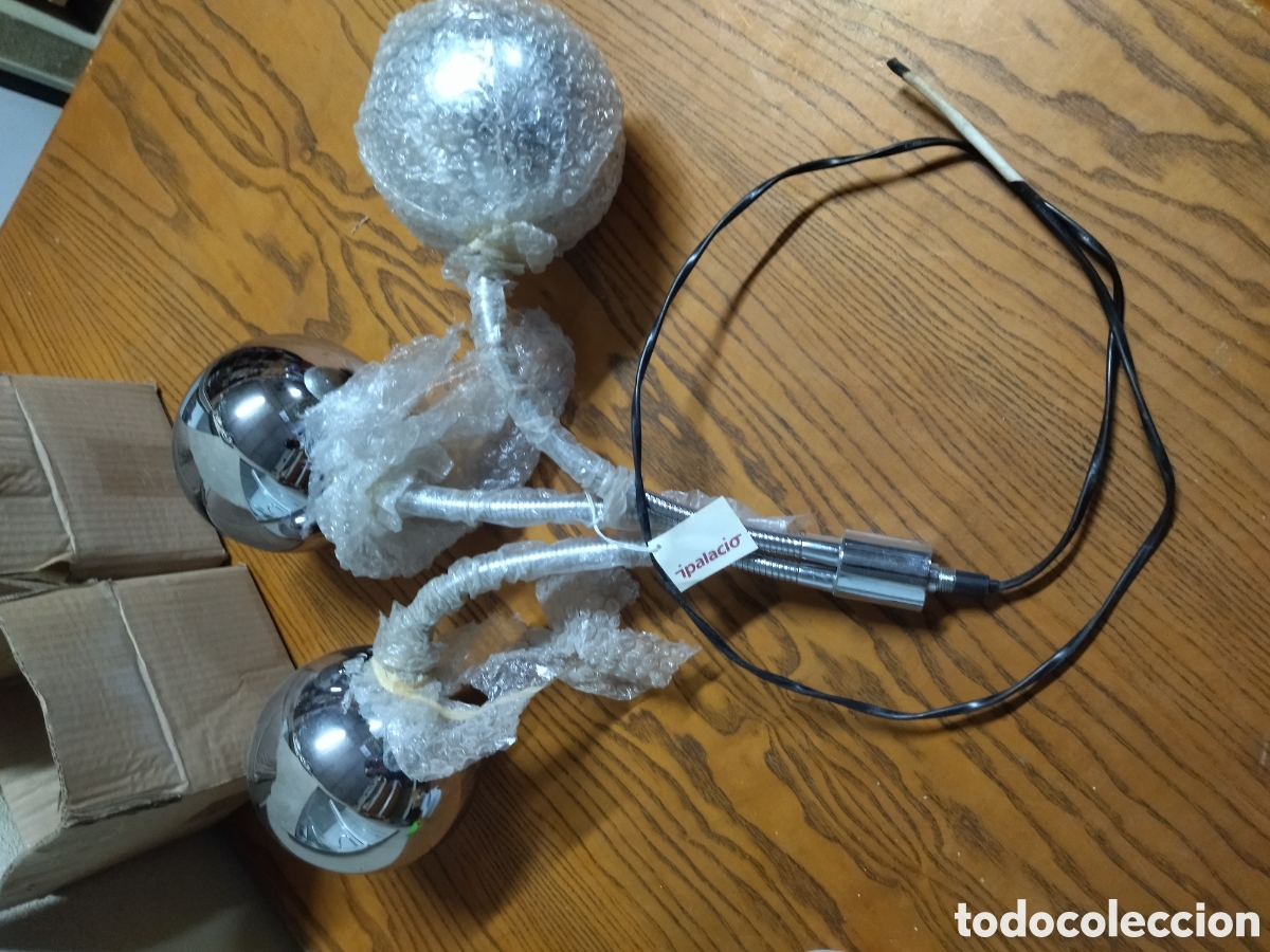 Vintage: Lampara flexo space age, eyeball con 3 brazos. Sin usar. - Foto 1