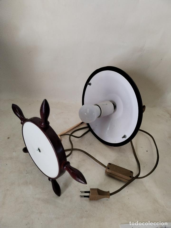 Vintage: lampara farol timon barco - Foto 2