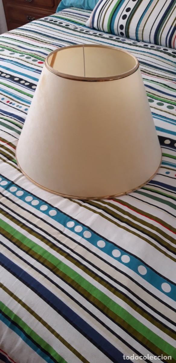 Vintage: PANTALLA LAMPARA DE SOBREMESA 40 CM - Foto 1