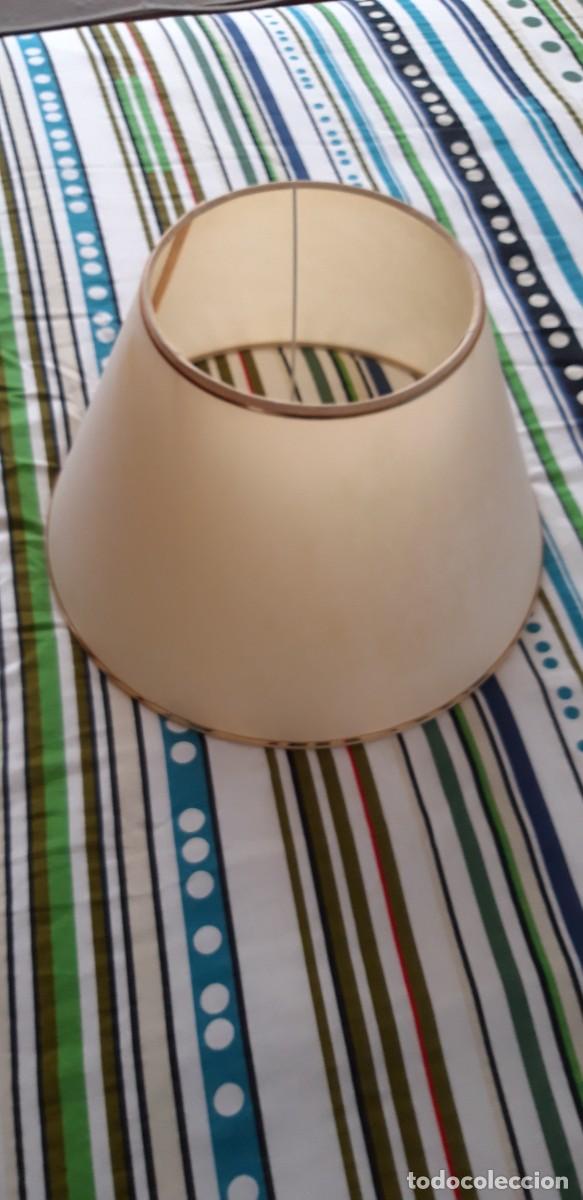 Vintage: PANTALLA LAMPARA DE SOBREMESA 40 CM - Foto 8