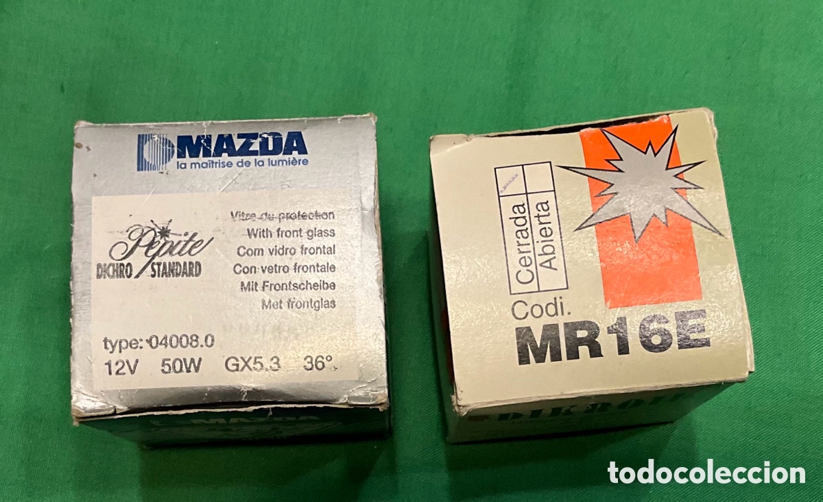 Vintage: DOS BOMBILLAS HAL&Oacute;GENAS. Tipo dicroica (2x6&euro;) - Foto 2