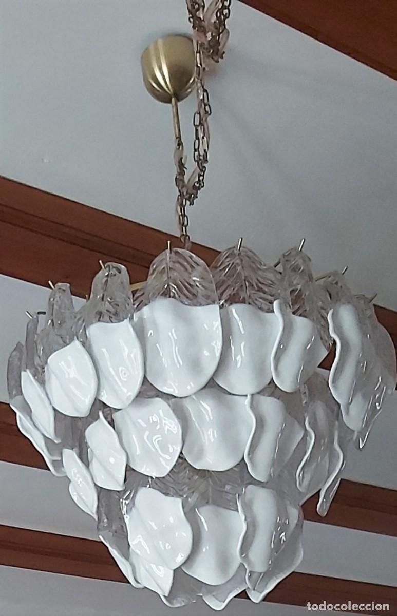 Vintage: L&aacute;mpara cristal de Murano - Foto 1