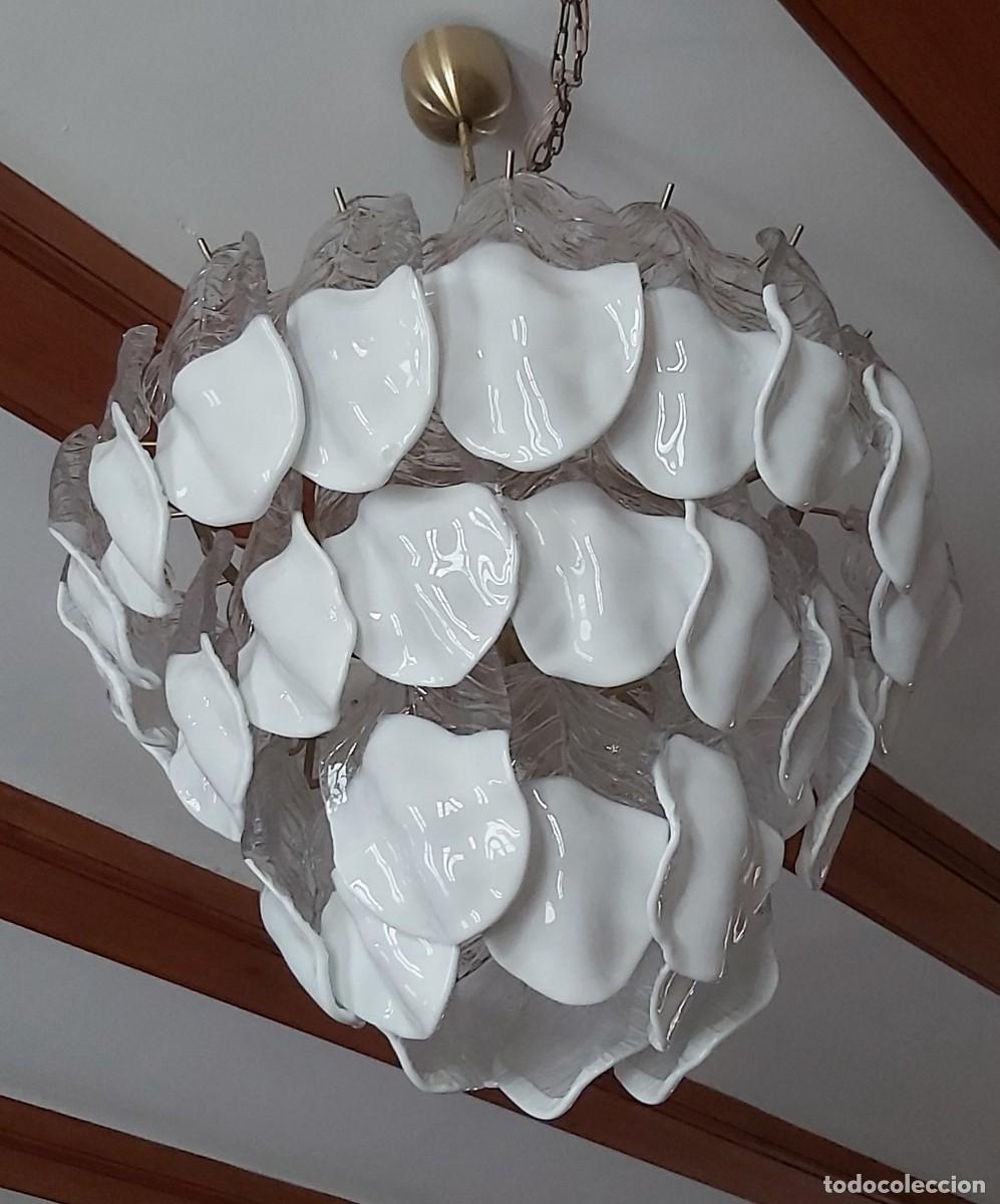 Vintage: L&aacute;mpara cristal de Murano - Foto 2