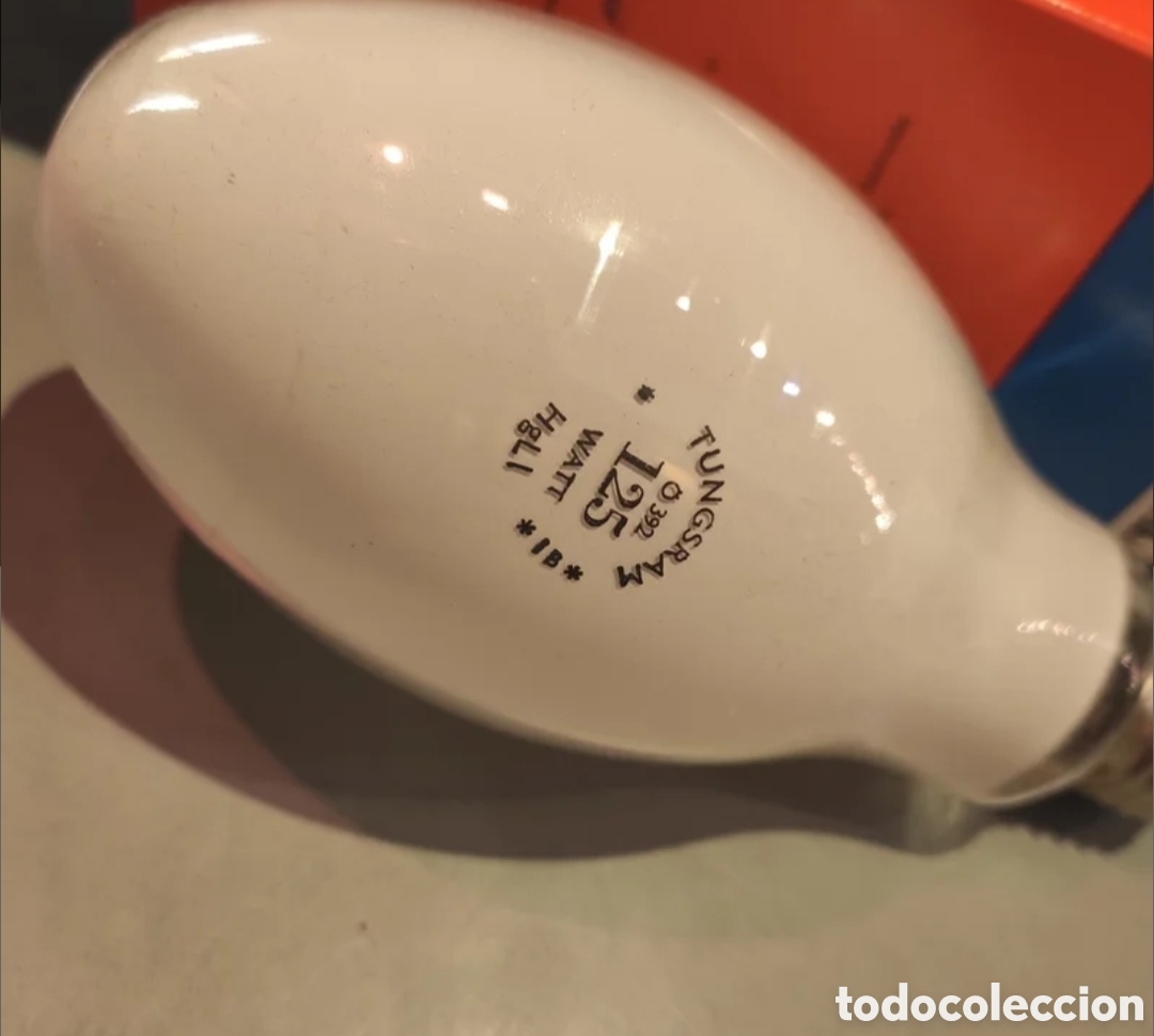 Vintage: L&aacute;mpara vapor 125W. Nueva. - Foto 2