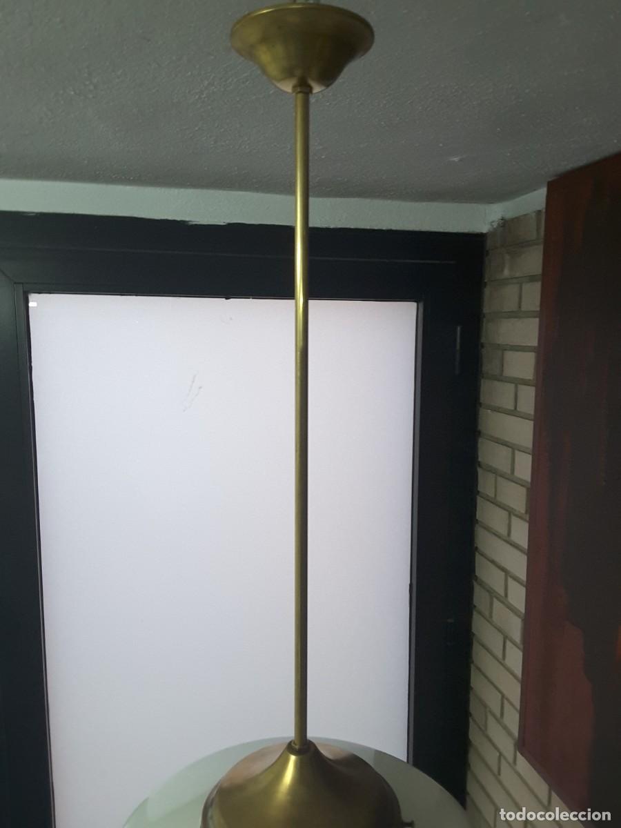 Vintage: L&aacute;mpara de techo opalina - Foto 4
