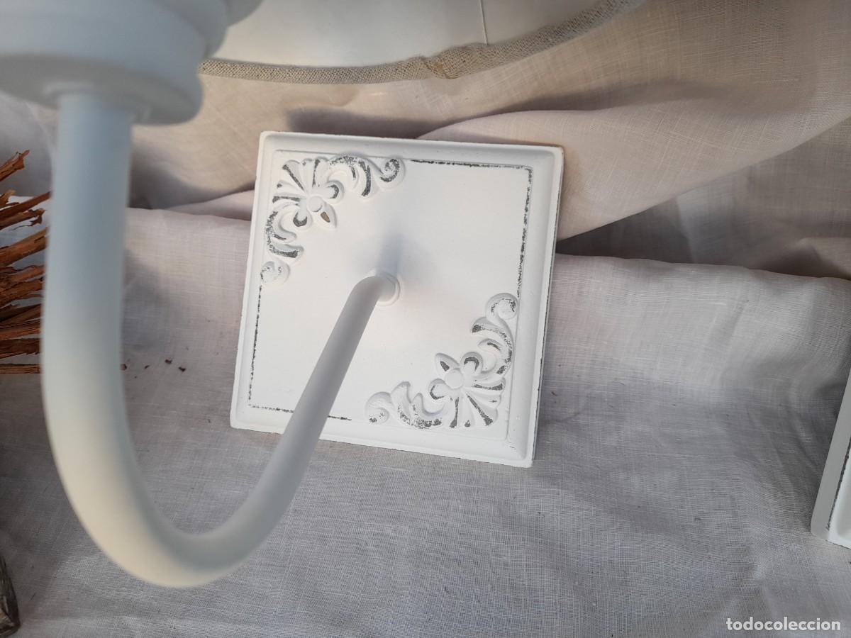 Vintage: 2 apliques blancas d&eacute;cap&eacute;es - Foto 2
