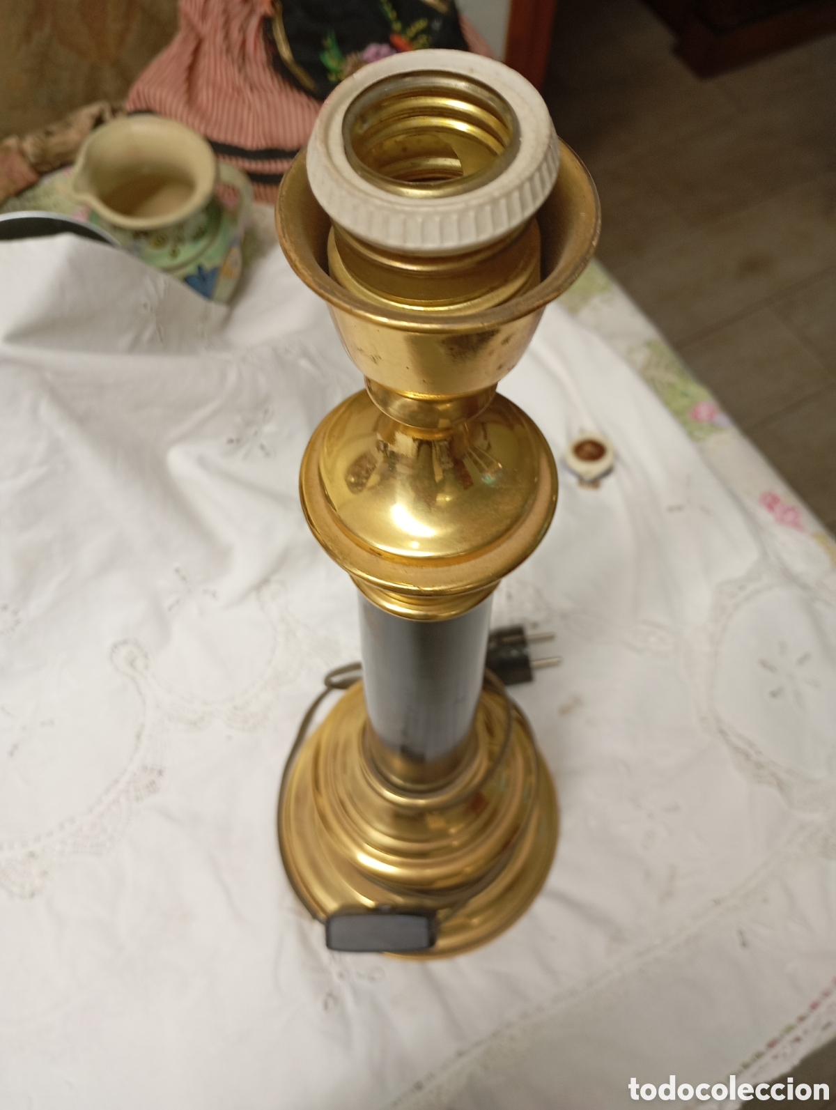 Vintage: Pues de lampara mesa - Foto 3
