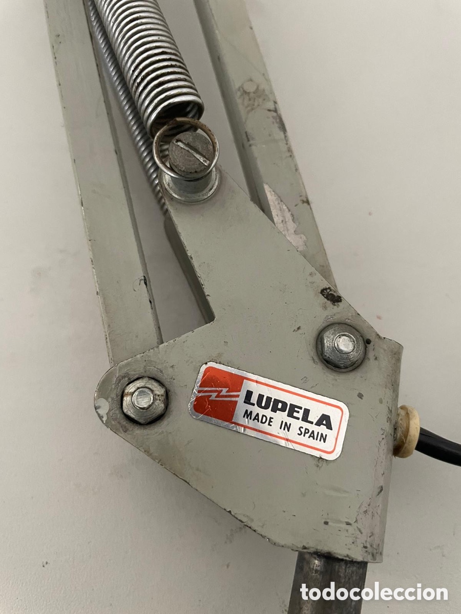 Vintage: L&aacute;mpara flexo Lupela a&ntilde;os 60 - Foto 3