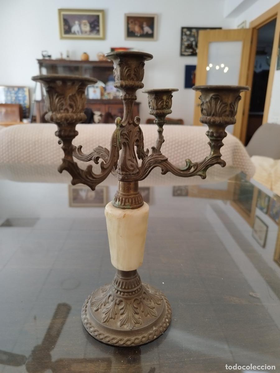 Vintage: Candelabro bronce - Foto 1