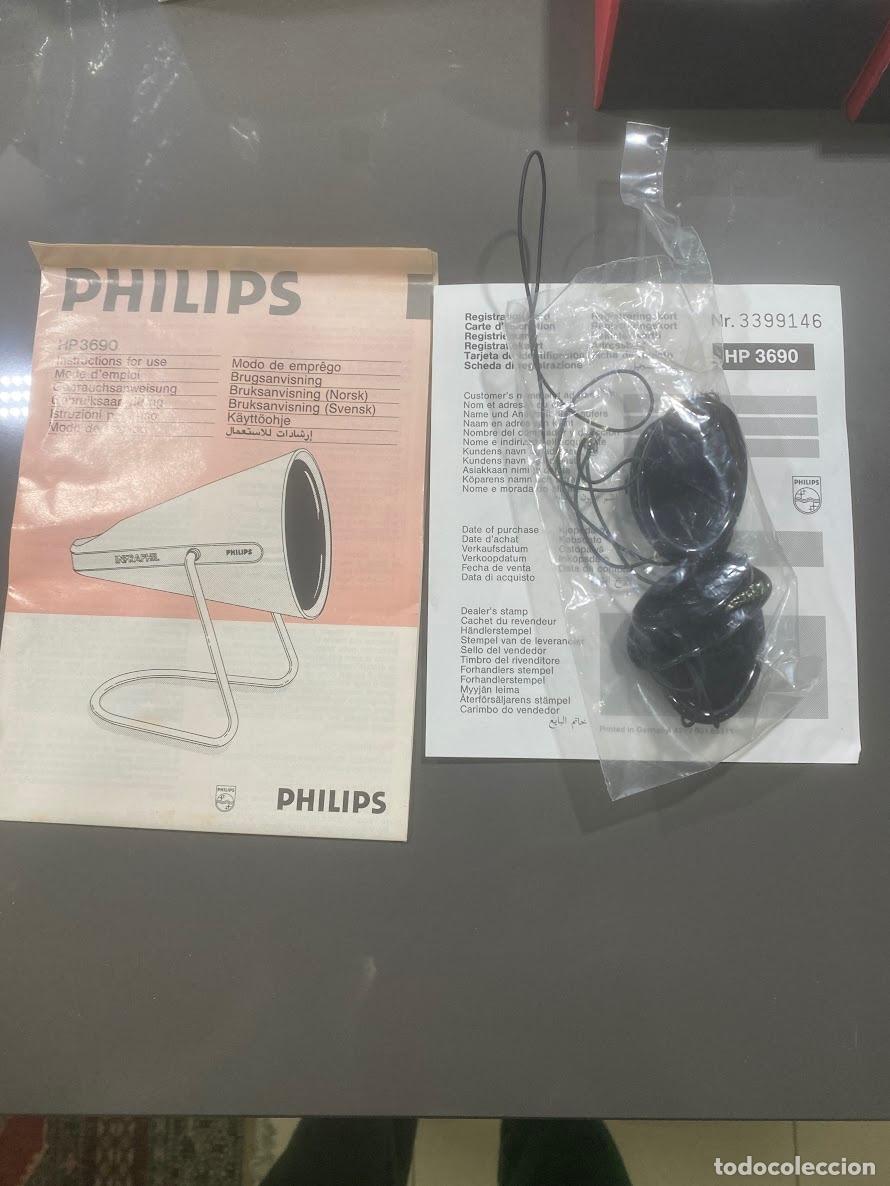 Vintage: Lampara de infrarrojos Phillips - Foto 5
