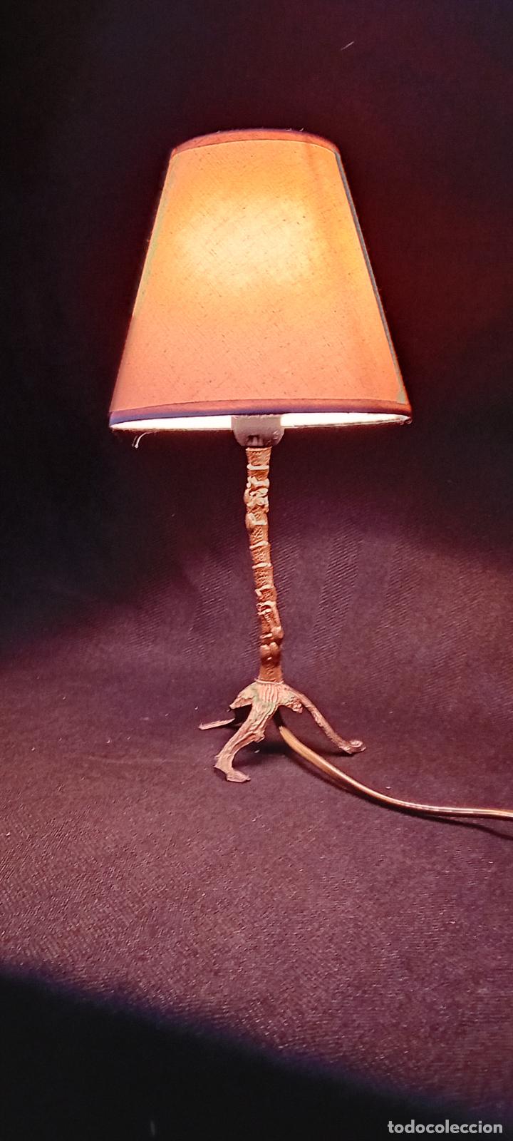 Vintage: PEQUE&Ntilde;A L&Aacute;MPARA DE MESA - Foto 7