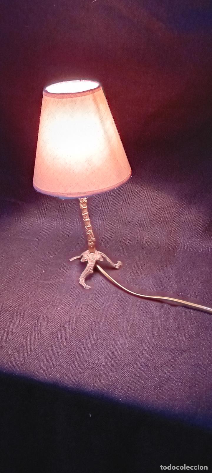 Vintage: PEQUE&Ntilde;A L&Aacute;MPARA DE MESA - Foto 8