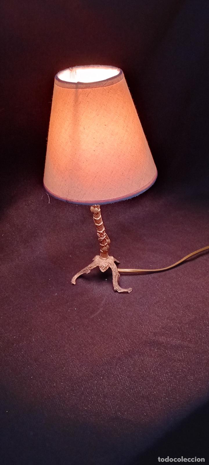 Vintage: PEQUE&Ntilde;A L&Aacute;MPARA DE MESA - Foto 9
