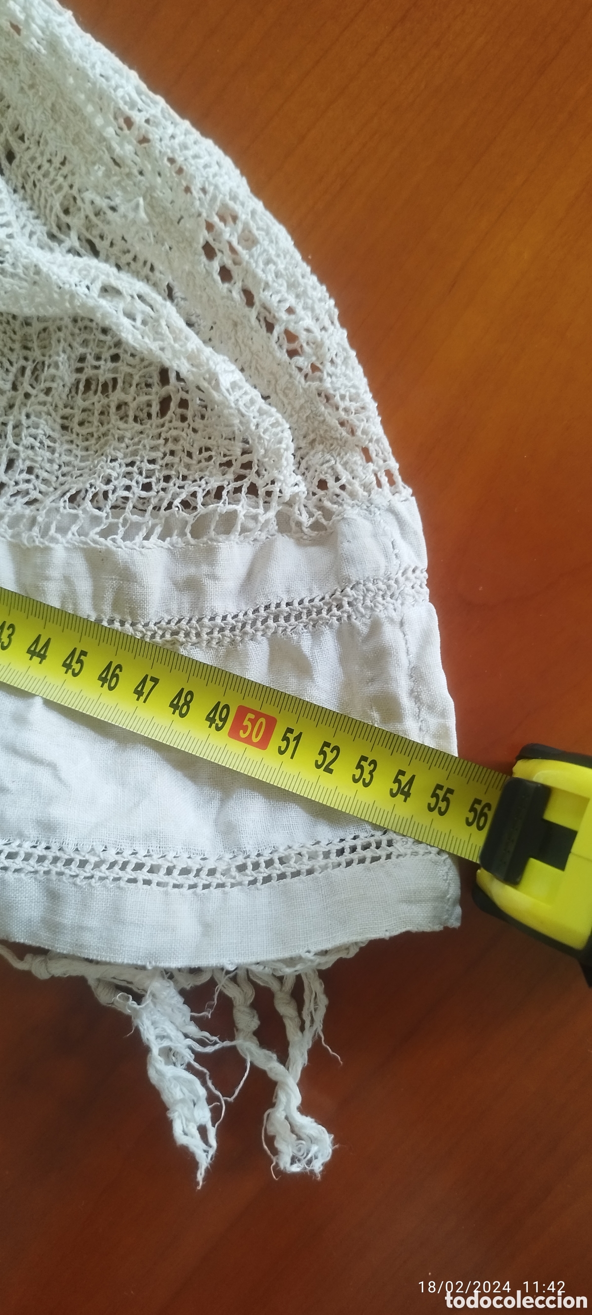 Vintage: Cubre pantallas de hilo - Foto 4