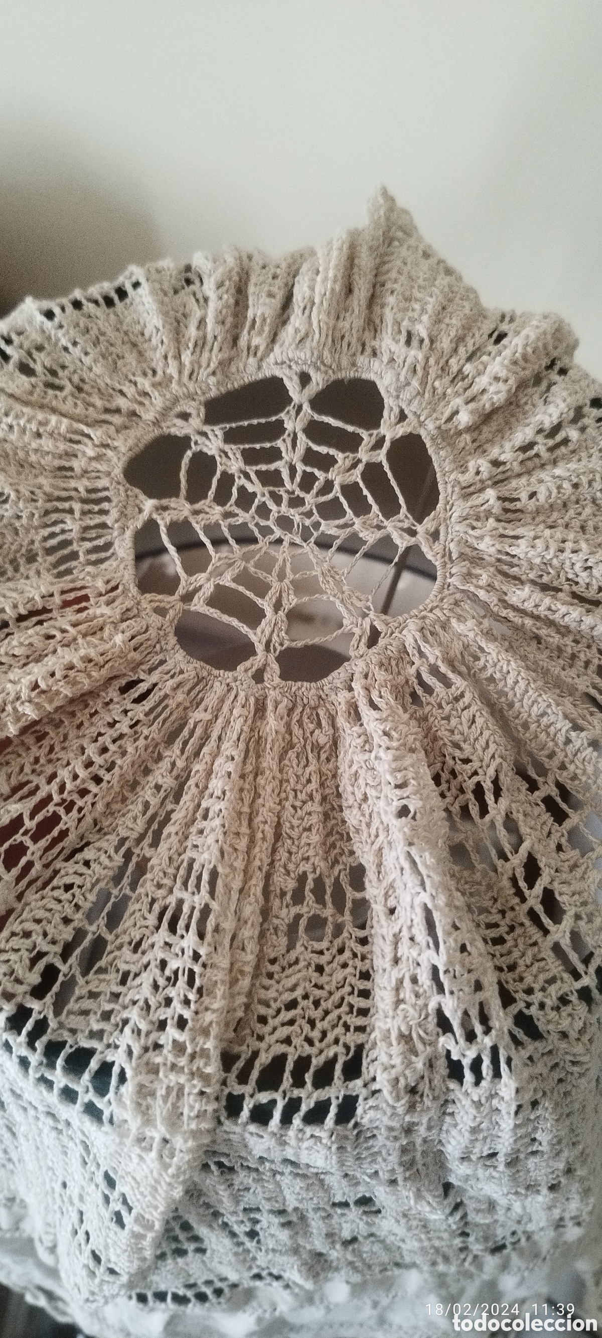 Vintage: Cubre pantallas de hilo - Foto 7